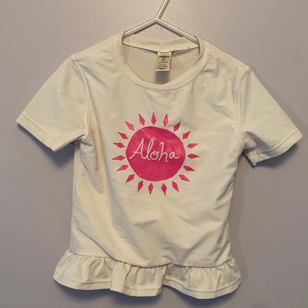 Girls rash guard